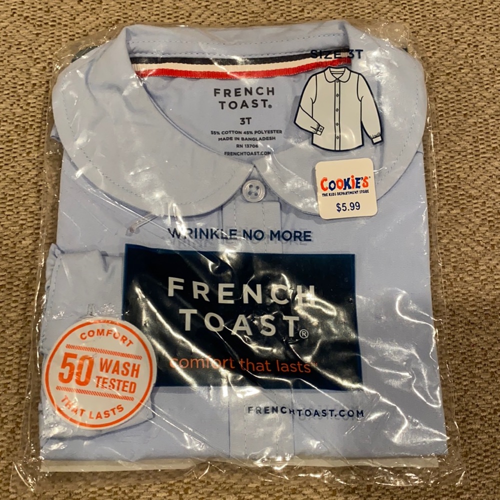 Girls uniform shirt